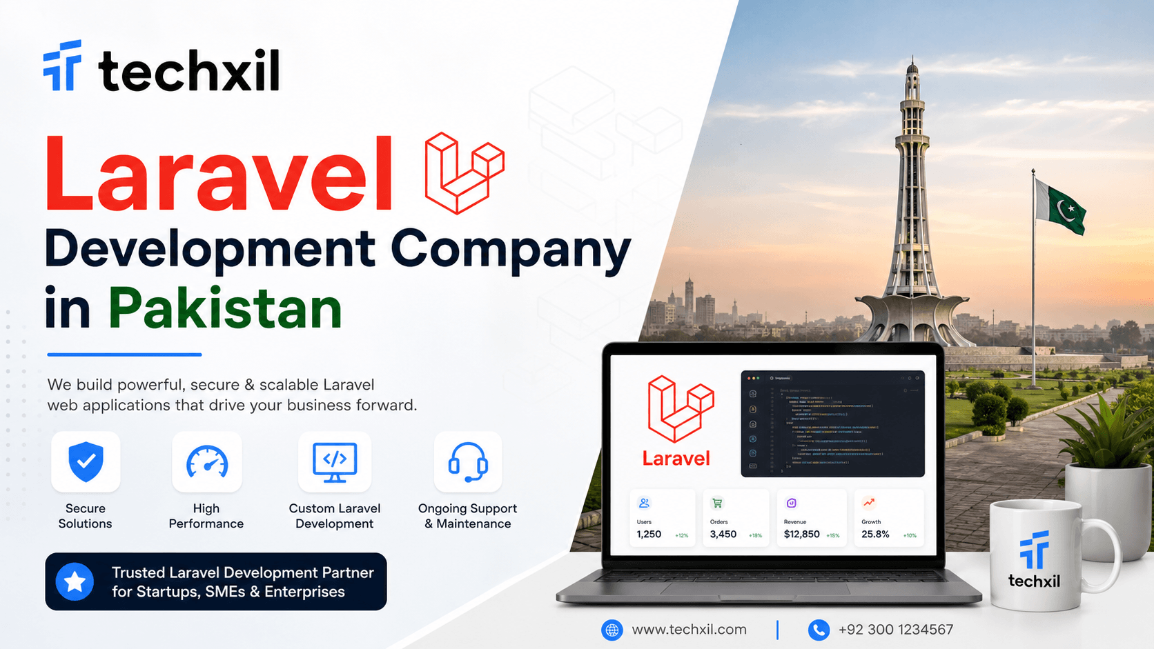 Laravel development company in Pakistan — how to choose the right partner — Techxil